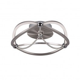 Ceiling Lamp Charivari 621210107 SMD-LED D41x14cm Nickel Trio Lighting NICKEL