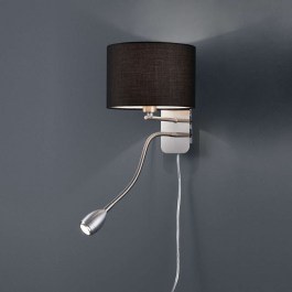 Wall Lamp Hotel 271170202 D20x23,5cm Black Trio Lighting BLACK