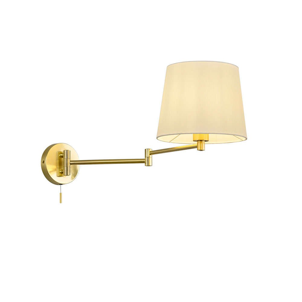 Φωτιστικό Τοίχου - Απλίκα Lyon 209100108 32x69cm Brass Trio Lighting