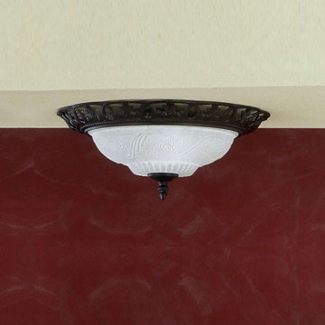 Φωτιστικό Οροφής-Πλαφονιέρα Rustica 14x38cm Rusty-White 6102021-24 Trio Lighting