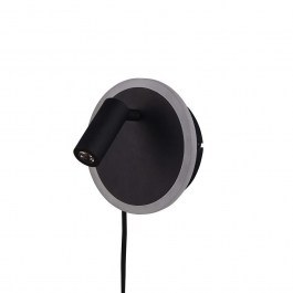 Wall Lamp-Aplika Led Jordan 500Lm, 200Lm 15cm Black Mat 229210232 Trio Lighting BLACK MAT