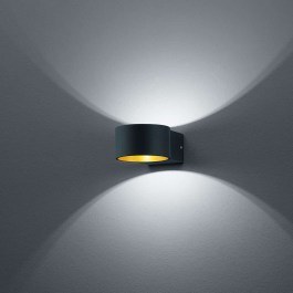 Wall Lamp-Aplika Led Lacapo 430Lm 10x6cm Black Mat 223410132 Trio Lighting BLACK MAT