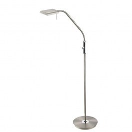 Φωτιστικό Δαπέδου Led Bergamo 1100Lm 50x135cm Nickel Mat-White 420910107 Trio Lighting NICKEL