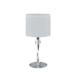 Table Illuminant Led Nandor 2x300Lm 62x30cm Nickel Mat-White 575310307 Trio Lighting WHITE