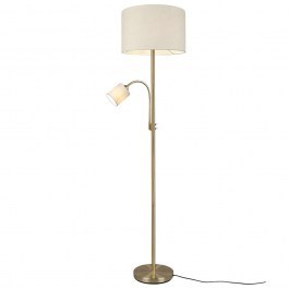 Floor Lamp Hote 403900208 1xE27 60W&1xE14 18W D40cm 170cm Cream Trio Lighting CREAM