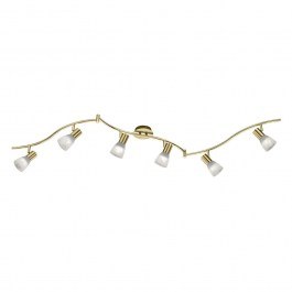 Ceiling Illuminant-Spot Led Levisto 6x400Lm 180x21x11cm Brass Mat 871010608 Trio Lighting BRASS