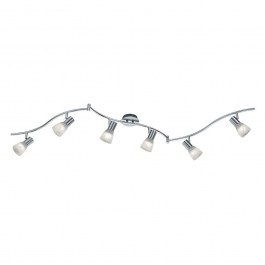Ceiling Illuminant-Spot Led Levisto 6x400Lm 180x21x11cm Nickel Mat 871010607 Trio Lighting NICKEL