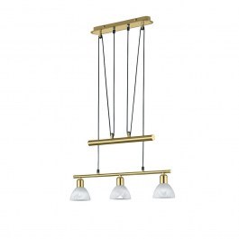 Ceiling Illuminant-Rail Led Levisto 3x400Lm 60x160x11cm Brass Mat 371010308 Trio Lighting BRASS