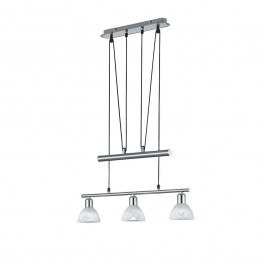 Ceiling Illuminant-Rail Led Levisto 3x400Lm 60x160x11cm Nickel Mat 371010307 Trio Lighting NICKEL
