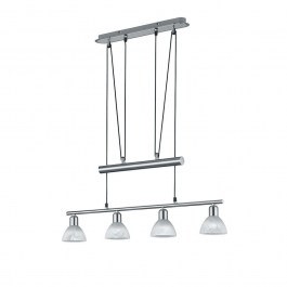 Ceiling Illuminant-Rail Led Levisto 4x400Lm 80x160x11cm Nickel Mat 371010407 Trio Lighting NICKEL