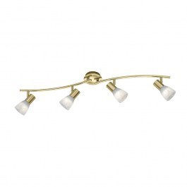 Ceiling Illuminant-Spot Led Levisto 4x400Lm 88x19x11cm Brass Mat 871010408 Trio Lighting BRASS