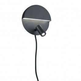 Wall Lamp-Aplika Led Mario 600Lm, 200Lm 16cm Black Mat-White 222370232 Trio Lighting BLACK-WHITE