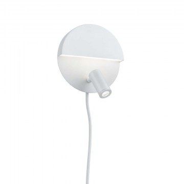 Φωτιστικό Τοίχου-Απλίκα Led Mario 600Lm, 200Lm 16cm White Mat-White 222370231 Trio Lighting