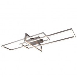 Ceiling Lamp Salinas 620310307 34W Led 100x40x11,5cm Nickel Mat Trio Lighting NICKEL