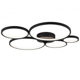 Ceiling Lamp Rondo 622610532 49W Led 53x59cm Black Mat Trio Lighting BLACK