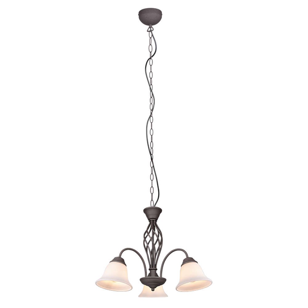 Φωτιστικό Οροφής Rustica 101000324 3xE14 40W Φ55cm 150cm Rust Trio Lighting