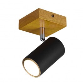 Φωτιστικό Τοίχου - Απλίκα Marley 812400132 1xGU10 15W 12x9cm Black Mat Trio Lighting BLACK