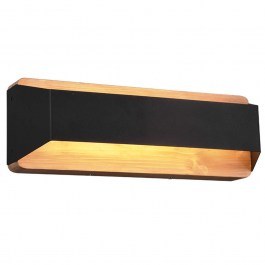 Φωτιστικό Τοίχου - Απλίκα Arino 224819132 13,5W Led 35,2x12cm Black Mat Trio Lighting BLACK