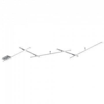Φωτιστικό Οροφής - Πλαφονιέρα Indira 674610507 245x50x6,5cm Led 3000lm 25W 3000K Nickel Mat Trio Lig