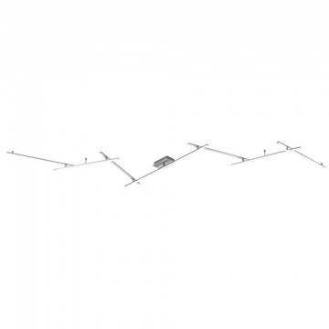 Ceiling Light Indira 674610707 20W & 8W Led 345x6,5cm Nickel Mat Trio Lighting