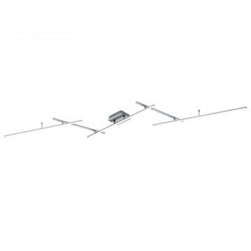 Ceiling Light Arvin 628410507 22W & 8W Led 245x50x8,5cm Nickel Mat Trio Lighting
