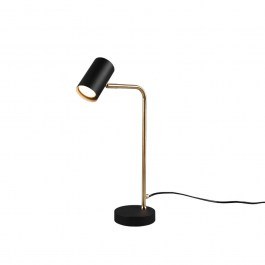 Φωτιστικό Επιτραπέζιο Marley 512400108 1xGU10 5W 12x25x45cm Black-Brass Mat Trio Lighting BLACK-BRASS