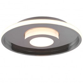 Φωτιστικό Οροφής - Πλαφονιέρα Ascari 680819306 35W Led Φ40cm 6,8cm Chrome Trio Lighting CHROME