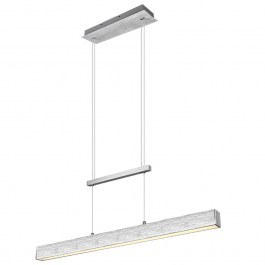 Ceiling Lamp - Rail Paros R32043105 1xLed 21W & 2xLed 5,5W 90x150cm Silver RL Lighting SILVER