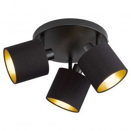 Ceiling Lamp - Spot Tommy R80333979 3xE14 28W D25x19cm Black Mat RL Lighting BLACK