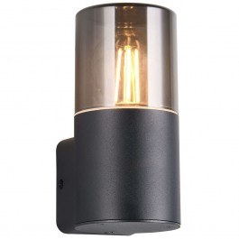 Wall Lamp - Sconce Hoosic 224060132 8x17cm 1xE27 28W Black Trio Lighting BLACK