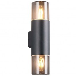 Wall Lamp - Sconce Hoosic 224060232 8x33cm 2xE27 28W Black Trio Lighting BLACK