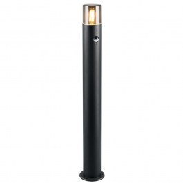 Floor Lamp With Sensor Hoosic 422260132 D12x80cm 1xE27 28W Black Trio Lighting BLACK