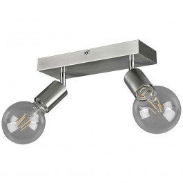 Ceiling Light - Spot Vannes R80182007 2xE27 40W 9x26x12cm Nickel Mat RL Lighting NICKEL