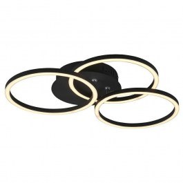 Ceiling Light Circle R62823132 27W Led 43x9cm Black Mat RL Lighting BLACK