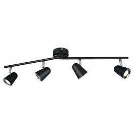 Ceiling Light - Spot Toulouse R82124132 4x3,5W Led 9x78x17cm Black Mat RL Lighting BLACK