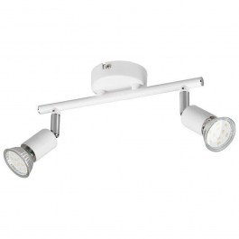 Φωτιστικό Οροφής - Σποτ Paris R80912031 2xGU10 35W 8x25x13cm White Mat RL Lighting WHITE