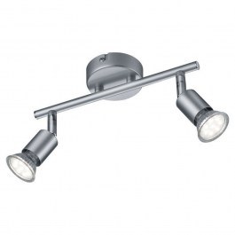 Φωτιστικό Οροφής - Σποτ Paris R80912087 2xGU10 35W 8x25x13cm Titanium RL Lighting TITANIUM