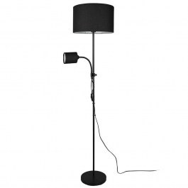 Floor Lamp Owen R40192002 1xE27 42W & 1xE14 10W 36x160cm Black RL Lighting BLACK
