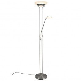 Floor Lamp Orson R40073507 1x27W & 1x4,5W Led D32cm 108cm Nickel Mat RL Lighting NICKEL