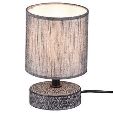 Φωτιστικό Επιτραπέζιο Marie R50980111 1xE14 28W Φ13cm 20cm Grey RL Lighting