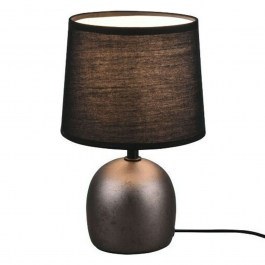 Φωτιστικό Επιτραπέζιο Malu R50802667 1xE14 40W Φ16cm 26cm Nickel-Black RL Lighting NICKEL