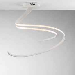 Ceiling Lamp Kinetic LED-KINETIC-PL-BCO 40W Led 60x58cm White Luce Ambiente Design WHITE