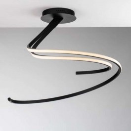 Ceiling Lamp Kinetic LED-KINETIC-PL-NER 40W Led 60x58cm Black Luce Ambiente Design BLACK