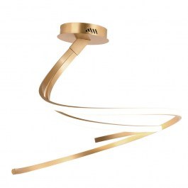 Ceiling Lamp Kinetic LED-KINETIC-PL-ORO 40W Led 60x58cm Gold Luce Ambiente Design GOLD