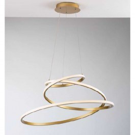Ceiling Lamp Coaster LED-COASTER-S-ORO 60W Led D60cm 150cm Gold Luce Ambiente Design GOLD