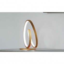 Table Lamp Lieve LED-LIEVE-L-ORO 15W Led D18cm 31,6cm Gold Luce Ambiente Design GOLD