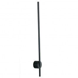 Φωτιστικό Τοίχου - Απλίκα Shanghai LED-SHANGHAI-AP NERO 10W Led 15x78,8cm Black Luce Ambiente Design BLACK