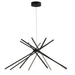 Ceiling Lamp Shanghai LED-SHANGHAI-S8C NERO 54W Led 113x160cm Black Luce Ambiente Design BLACK