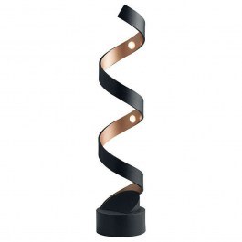 Floor Lamp Helix LED-HELIX-L4 NER 12W Led 14,5x66cm Black-Gold Luce Ambiente Design BLACK GOLD