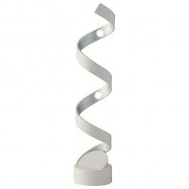 Floor Lamp Helix LED-HELIX-L4 BCO 12W Led 14,5x66cm White-Silver Luce Ambiente Design WHITE-SILVER